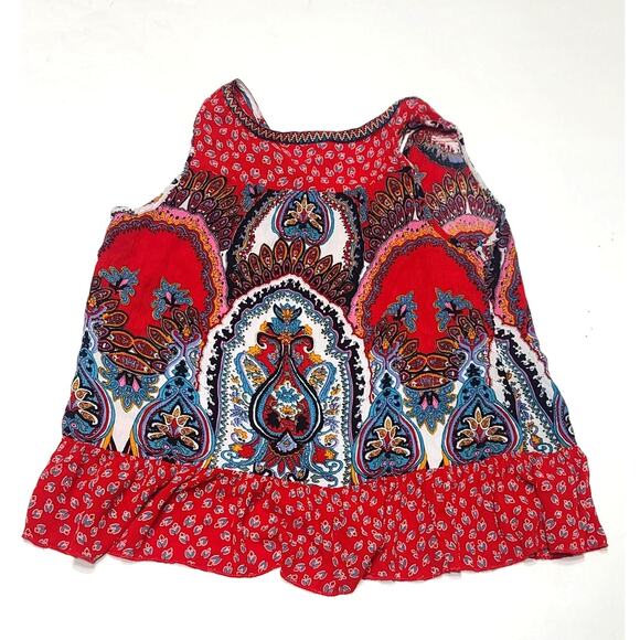 Anthropologie Bila boho sleeveless blouse women's medium - Picture 5 of 6
